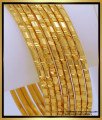 BNG670 - 2.8 Size Latest Daily Use Thin 8 Bangles Set 1 Gram Gold Jewellery