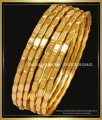BNG681 - 2.6 Size Beautiful Gold Plated Bangles 6 Pieces Set