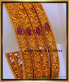 BNG687 -2.8 Size Premium Quality Temple Bangles Set for Women 