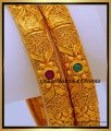 BNG689 -2.4 Size Gold Design Temple Design Bangles Online Shopping