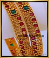 BNG695 -2.8 Size First Quality Latest Antique Gold Bangles Designs Online