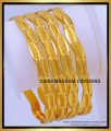 BNG705 - 2.8 Size Gold Bangles Design Gold Plated Bangles for Daily Use
