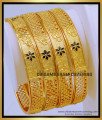 BNG710 - 2.8 Size Flower Design Light Weight Enamel Bangles Set 