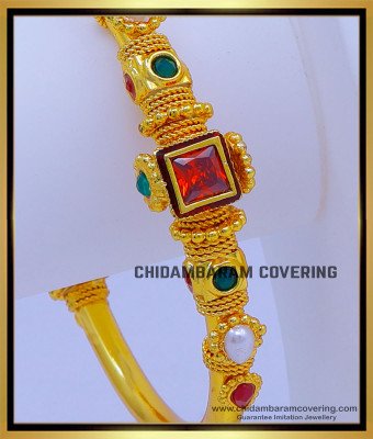 BNG714 -2.8 Size Gold Plated Screw Open Single Bangle for Daily Use