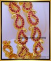 BNG731 - 2.8 Size First Quality Ruby Stone Mango Design Bangles Design Online