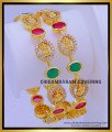 BNG732 - 2.6 Size Traditional Lakshmi Design Multi Stone Bangles Online