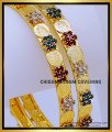 BNG738 - 2.8 Size Gold Plated Ad Stone Lakshmi Coin Bangles Online