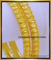 BNG742 - 2.8 Size Gold Design Daily Use 2 Gram Gold Bangles Designs Online
