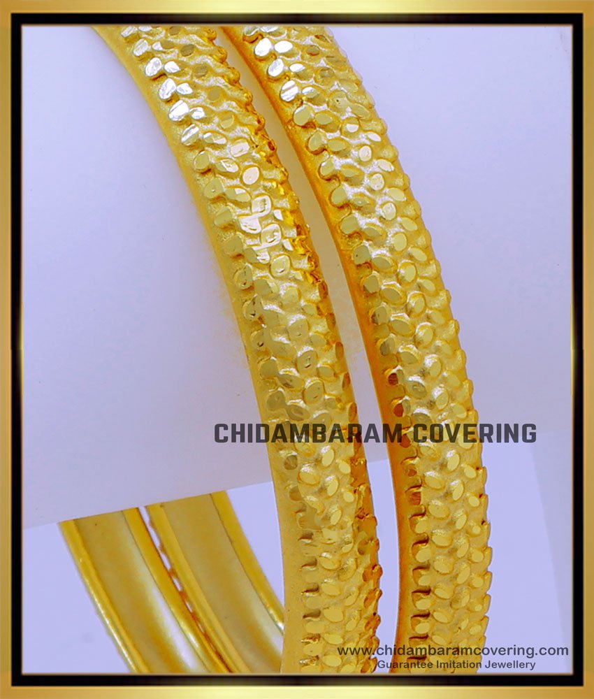 BNG743 - 2.8 Size Gold Forming Daily Wear Gold Bangles Design for Women 