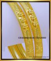 BNG744 - 2.8 Size 2 Gram Gold Daily Wear Gold Bangles Design for Ladies 