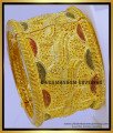 BNG745 -2.6 Size Bridal Wear Forming Gold Screw Type Broad Bangle Online