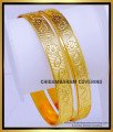 BNG754 - 2.6 Size 1 Gram Gold Daily Wear Gold Bangles Design Online