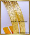 BNG754 - 2.6 Size 1 Gram Gold Daily Wear Gold Bangles Design Online