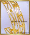 BNG758 - 2.6 Size Latest Daily Wear 1 Gram Gold Plated Bangles for Women