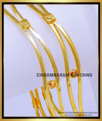 BNG759 - 2.6 Size New Model Office Wear Casual Daily Wear Gold Bangles