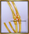 BNG764 - 2.4 Size 1 Gram Gold Women Gold Kappu Bangles for Daily Use 