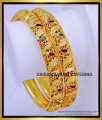 BNG767 - 2.6 Size Gold Design Enamel 1gm Gold Plated Bangles Design