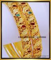 BNG767 - 2.6 Size Gold Design Enamel 1gm Gold Plated Bangles Design