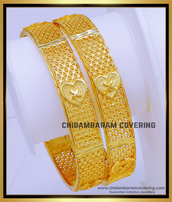 BNG769 - 2.8 Size Wedding Bangles Daily Wear 1gm Gold Plated Bangles 