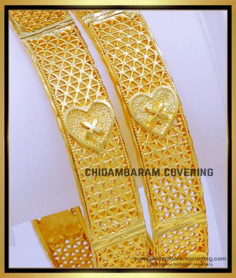 BNG769 - 2.8 Size Wedding Bangles Daily Wear 1gm Gold Plated Bangles 