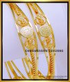 BNG774 - 2.8 Size New Model Gold Design Lakshmi Devi Bangles Online