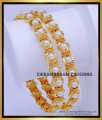 BNG775 - 2.2 Size 1 Gram Gold Plated Jewellery Pearl Bangles Design