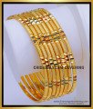 BNG786 - 2.4 Enamel Bangles Gold Design Daily Wear Bangles Online