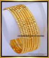 BNG789 - 2.4 Bridal Wear Gold Bangles Design 8 Pieces Set Bangles