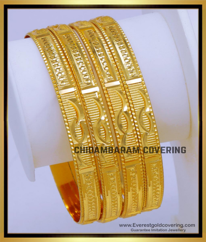 BNG798 - 2.10 Best Gold Bangles Designs for Daily Wear Online 