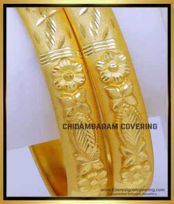 BNG800 - 2.4 Size Light Weight Bangles Design Gold Forming Jewellery