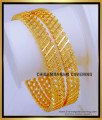 BNG803 - 2.6 Size Bridal Wear Gold Design 1 Gram Gold Bangles Set