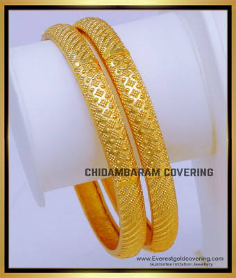 BNG807 - 2.4 Gold Bangles Design Women Daily Use Forming Bangles 