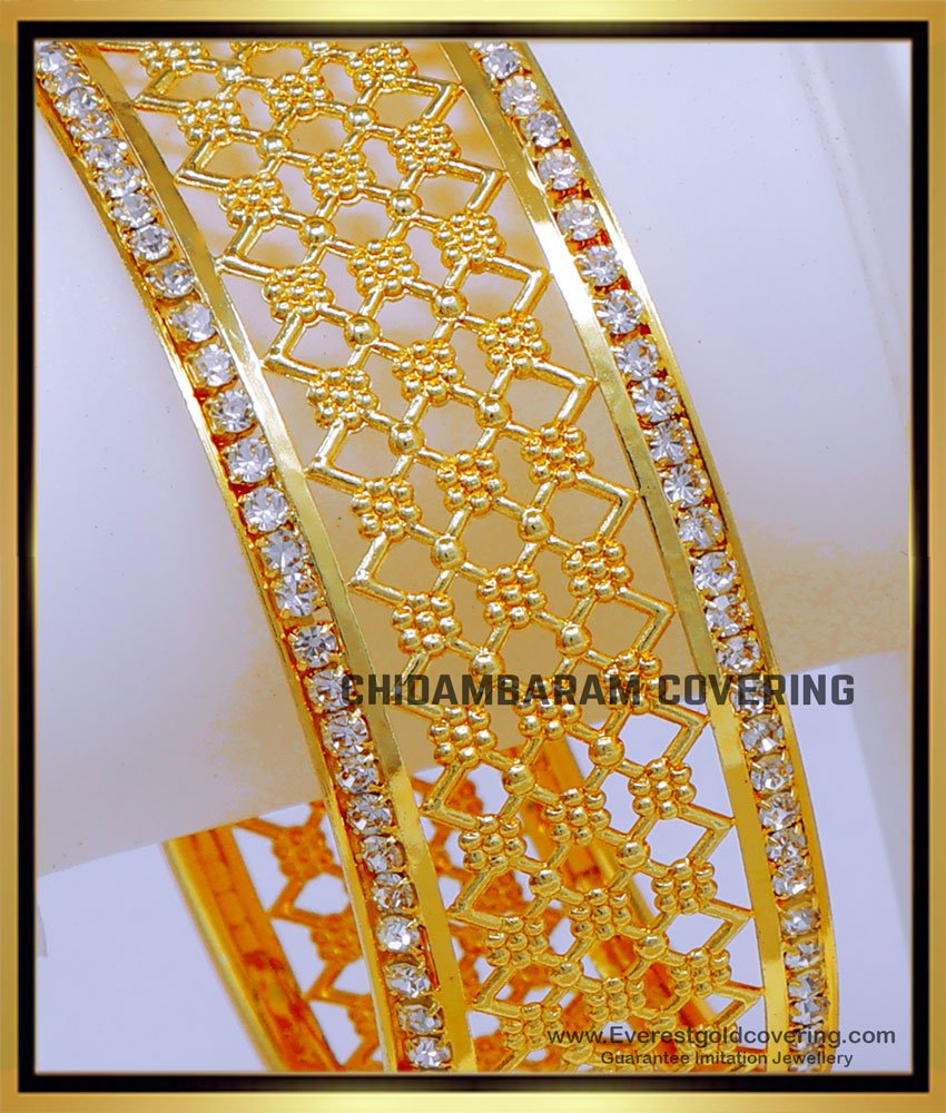 BNG808 - 2.4 Size Unique Light Weight Party Wear Kada Bangles for Ladies