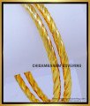 BNG831 - 2.8 Impon Twisted Bangle Guaranteed Gold Plated Bangles