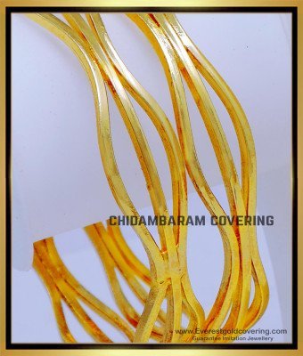 BNG832 - 2.6 New Impon Plain Daily Wear Gold Bangle Design Latest