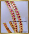 BNG834 - 2.6 Wedding Jewellery Ruby Stone Gold Impon Stone Bangles
