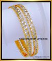 BNG837 - 2.8 First Quality Impon Stone Gold Bangle Design Latest