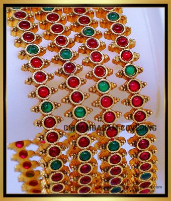 BNG843 -2.6 South Indian Bridal Wear Antique Bangles Set Online