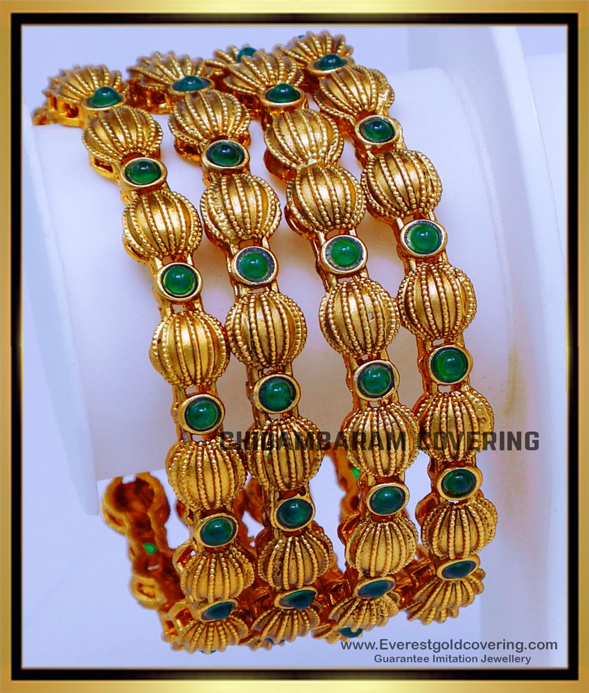 BNG844 -2.4 Beautiful Wedding Bangles Antique Jewellery Design