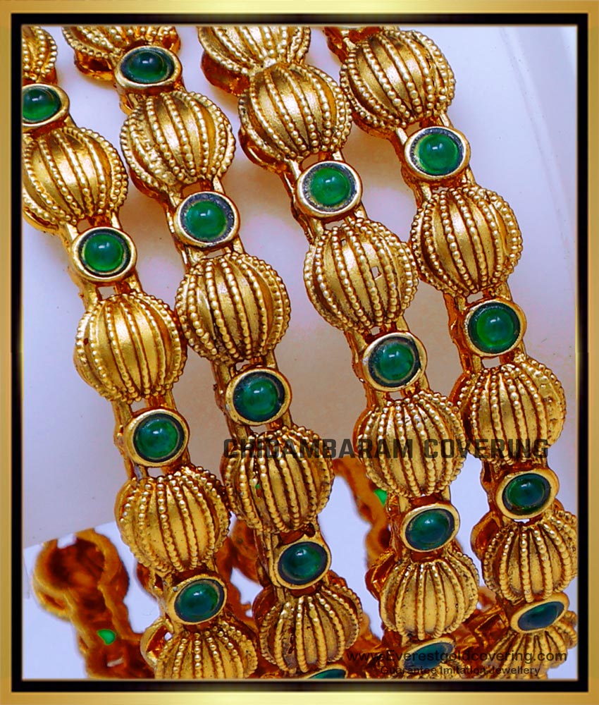 BNG844 -2.4 Beautiful Wedding Bangles Antique Jewellery Design