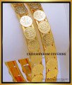 BNG861 - 2.6 Gold Plated Daily Use Lakshmi Kasu Bangle Designs