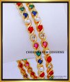 BNG866 - 2.6 Latest Panchaloha Thin Navaratna Bangles for Women