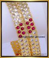 BNG872 - 2.8 Best Quality Bridal Wear Gold Look Impon Stone Bangles