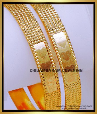 BNG877 - 2.8 New Model Gold Bangles Design Light Weight for Women