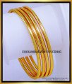 BNG890 - 2.8 Pure Impon Plain Gold Bangles Designs Daily Wear