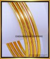 BNG890 - 2.8 Pure Impon Plain Gold Bangles Designs Daily Wear