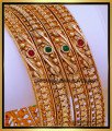 BNG895 - 2.6 New Model Gold Antique Bangles Artificial Jewellery