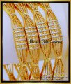 BNG900 - 2.8 Size New Model Gold Bangles Design for Wedding