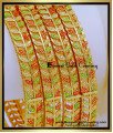 BNG902 - 2.10 Size Attractive Gold Plated Jewellery Design Bangles