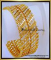 Bng905 - 2.10 Elegant White Gold model artificial Bangles Set 